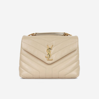 Saint Laurent Small Lou Lou - Beige