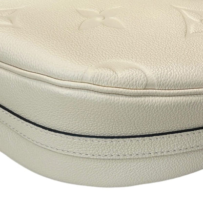 LOUIS VUITTON Loop Hobo Monogram Empreinte Shoulder Bag White