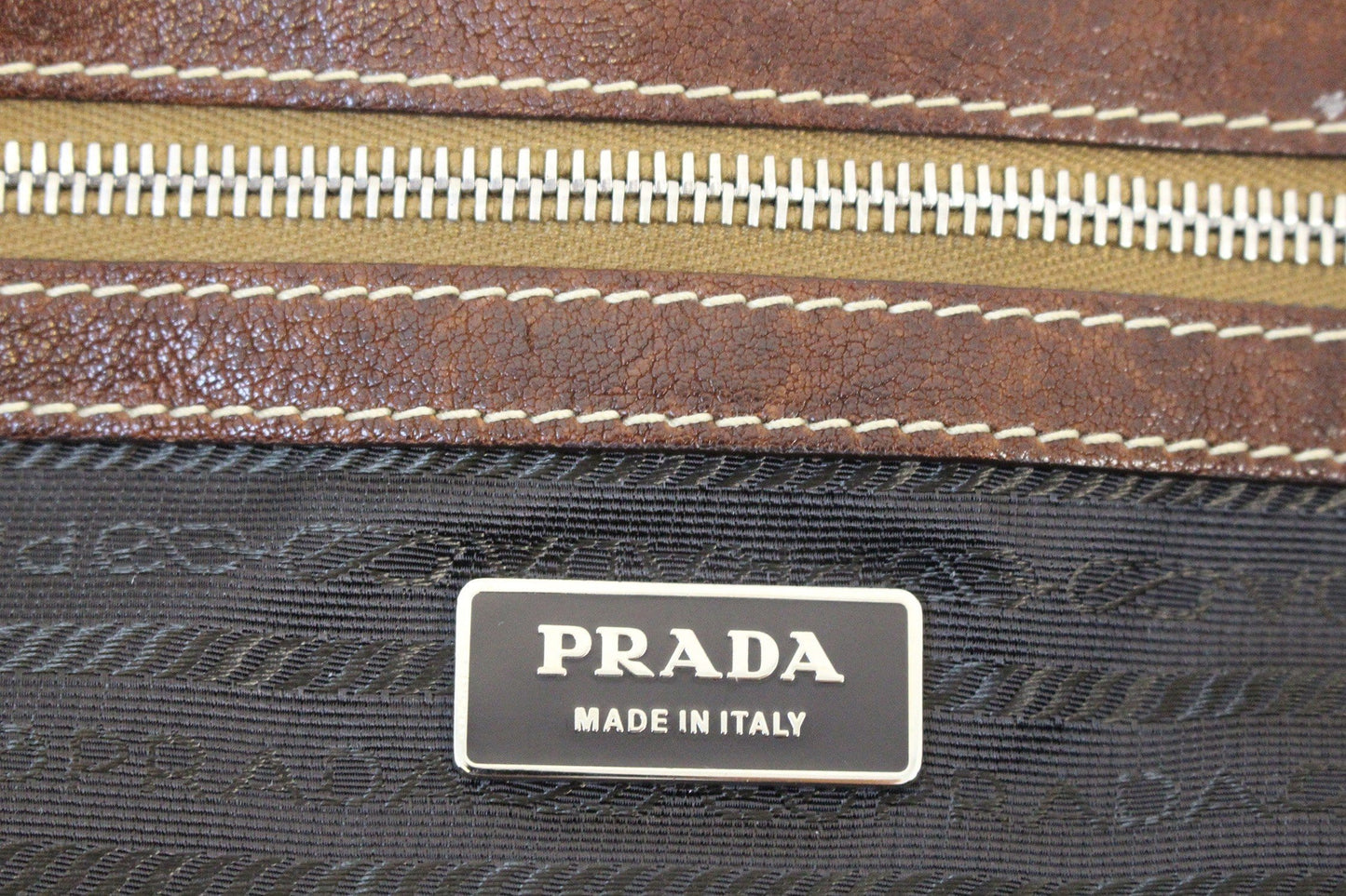 PRADA Burgundy Flap Shoulder Handbag