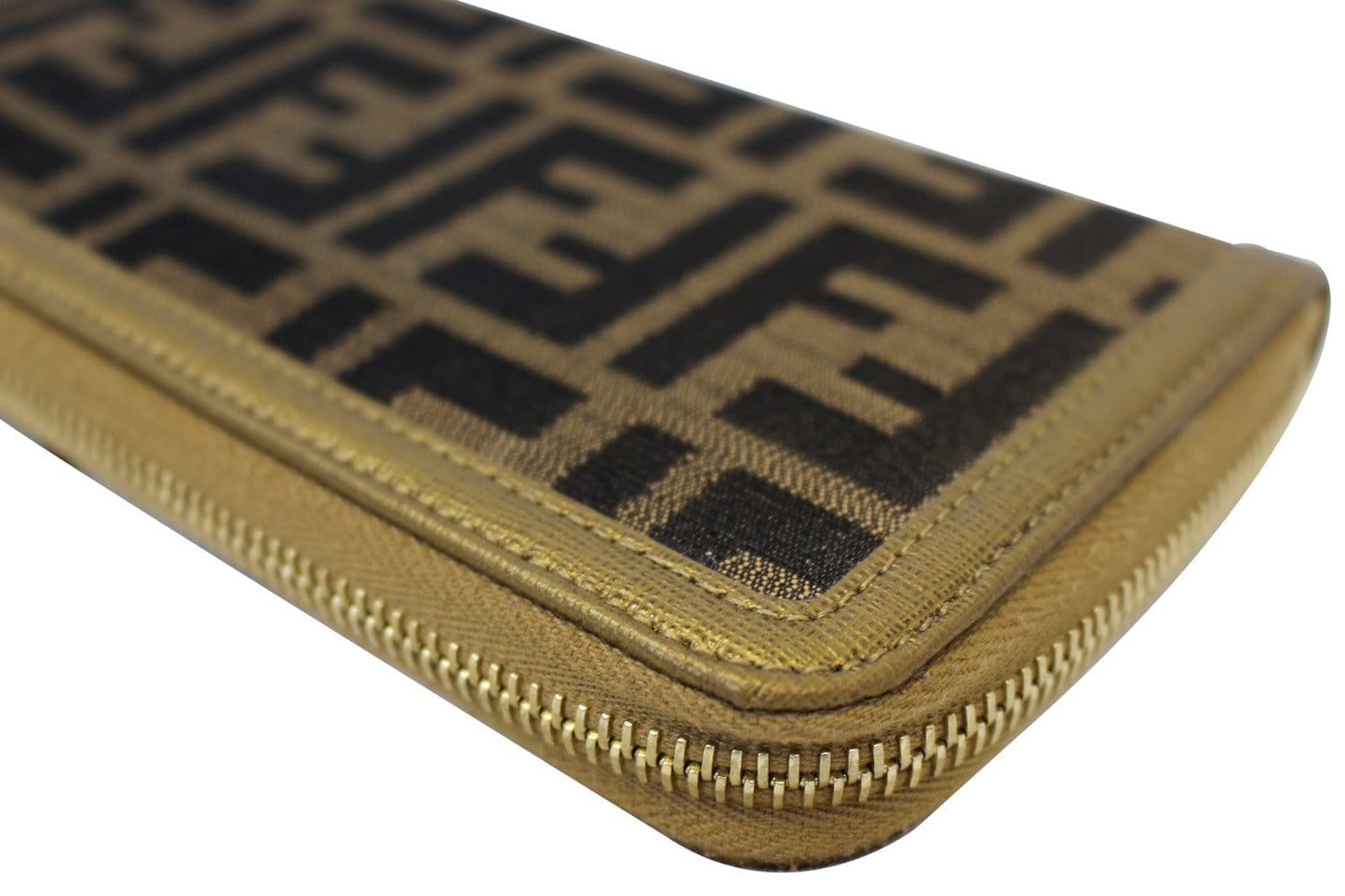 FENDI Zucca Zip Around Wallet