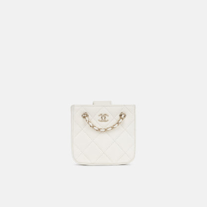 Chanel Tiny Square Clutch on Chain