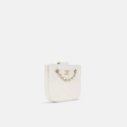 Chanel Tiny Square Clutch on Chain