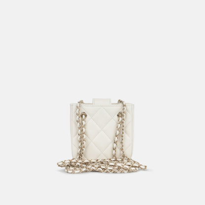 Chanel Tiny Square Clutch on Chain