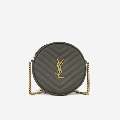 Saint Laurent Vinyle Round Camera Bag