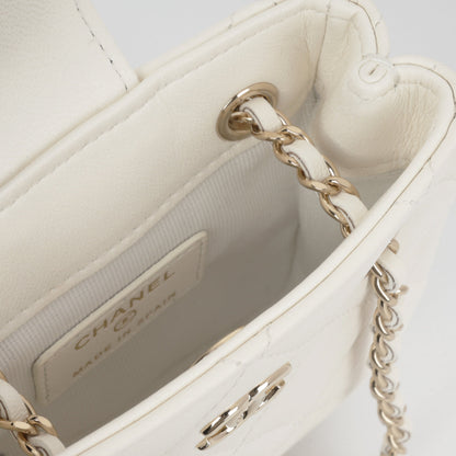 Chanel Tiny Square Clutch on Chain