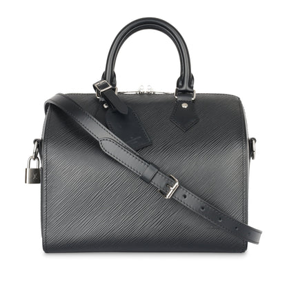 Louis Vuitton Speedy 25 Bandoulière - Black Epi