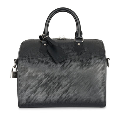 Louis Vuitton Speedy 25 Bandoulière - Black Epi