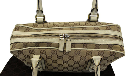 GUCCI Hasler GG Monogram Canvas Shoulder Bag