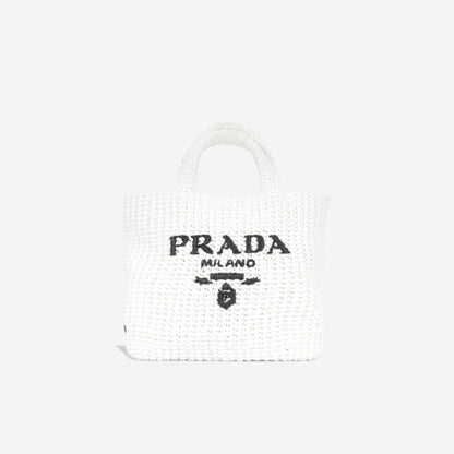 Prada Small Crochet Tote Bag