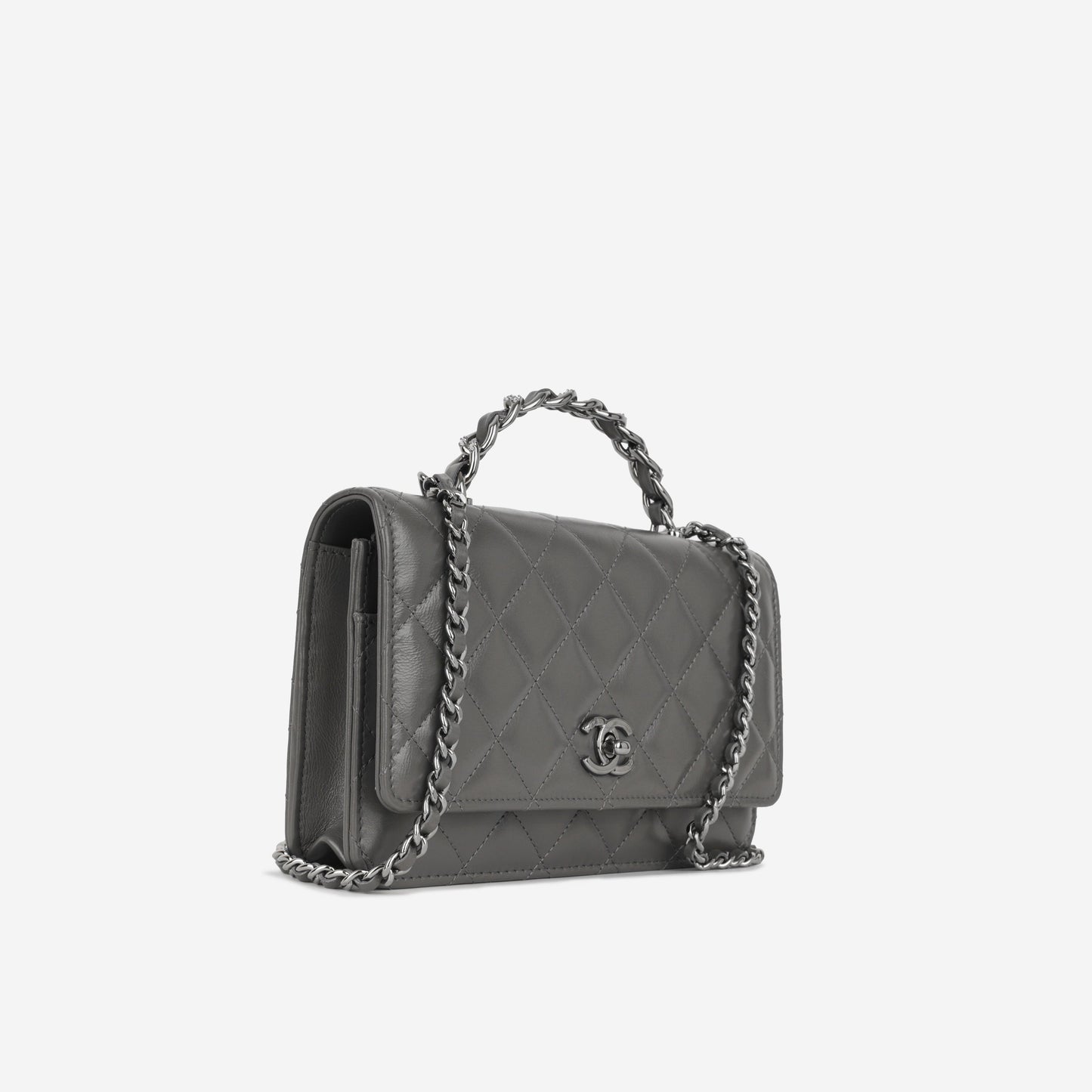 Chanel Top Handle Wallet on Chain