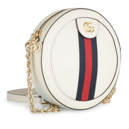 Gucci Mini Round Ophidia - Off White