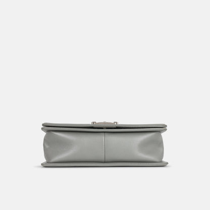 Chanel Boy Bag - Silver