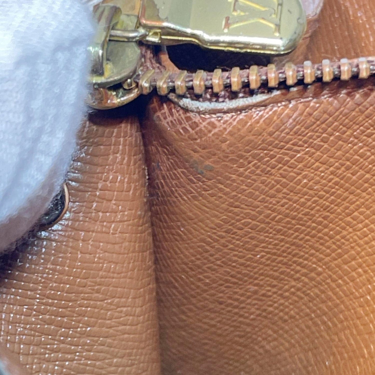 LOUIS VUITTON Sarah Vintage Monogram Canvas Wallet Brown