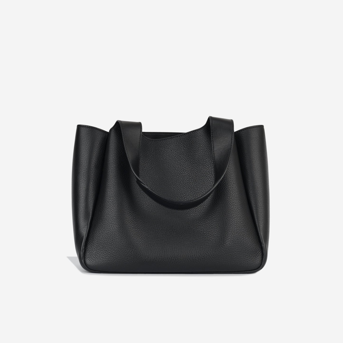 Prada Logo Plaque Tote Bag