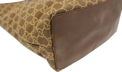 GUCCI Beige/Brown Monogram Canvas Tote Bag