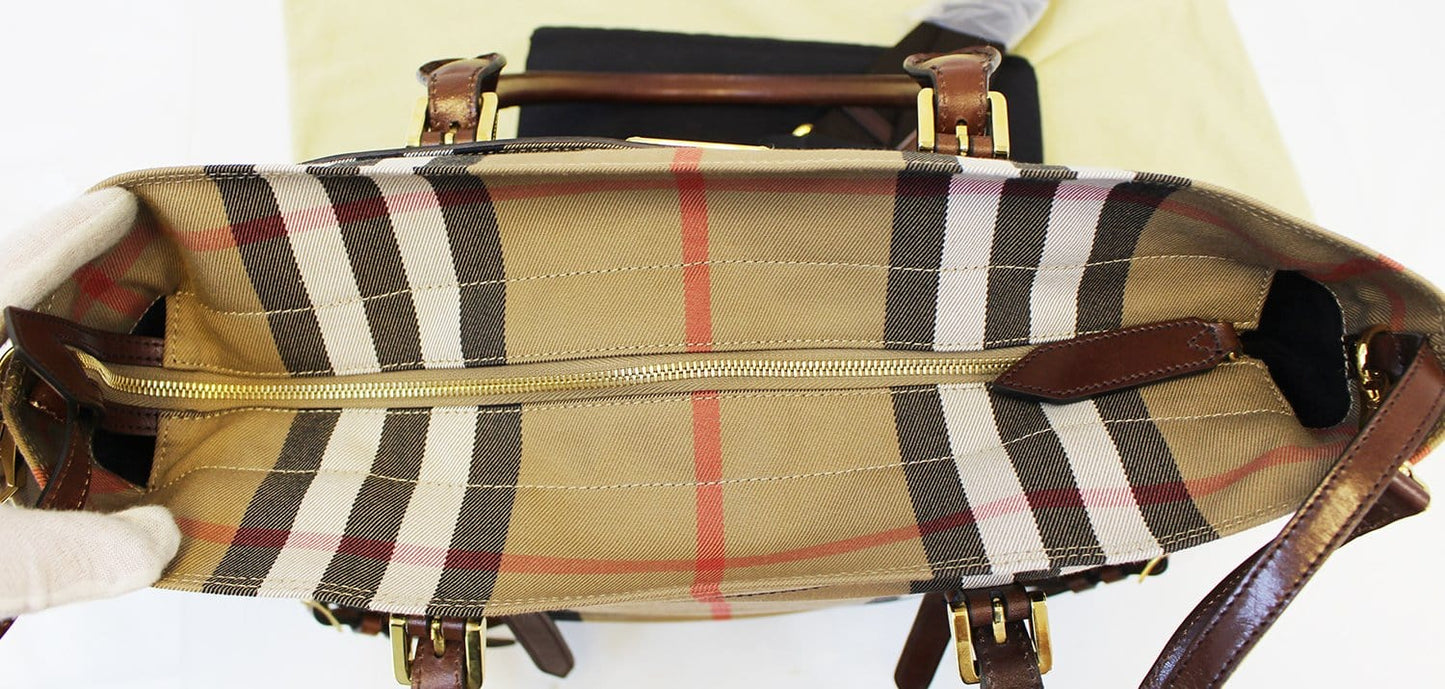 BURBERRY Handbags Marta Check Canvas | BURBERRY Diaper Bag