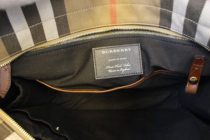 BURBERRY Handbags Marta Check Canvas | BURBERRY Diaper Bag