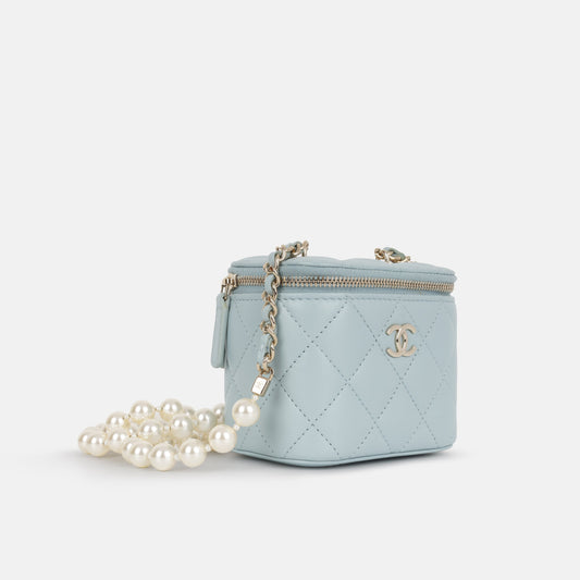 Chanel Mini Vanity on Pearl Chain
