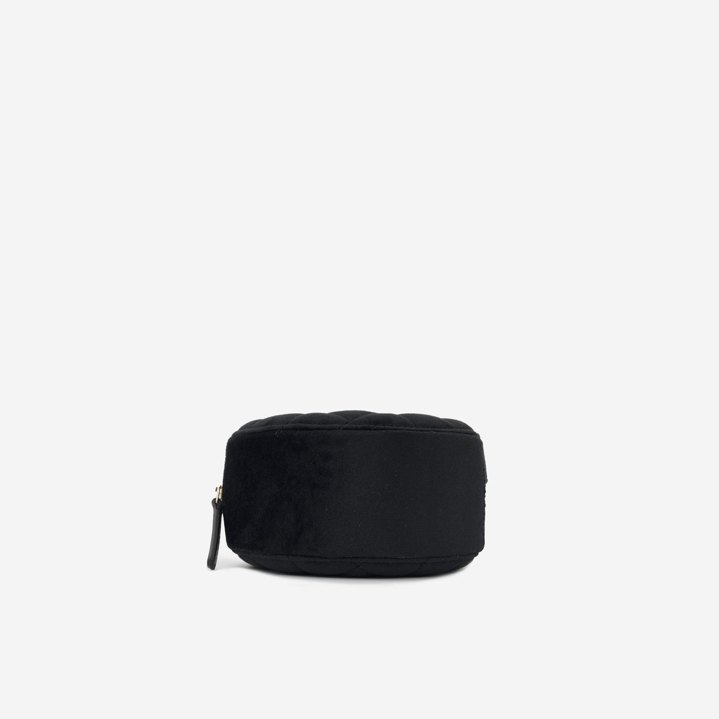 Chanel Velvet Quilted Clutch on Chain