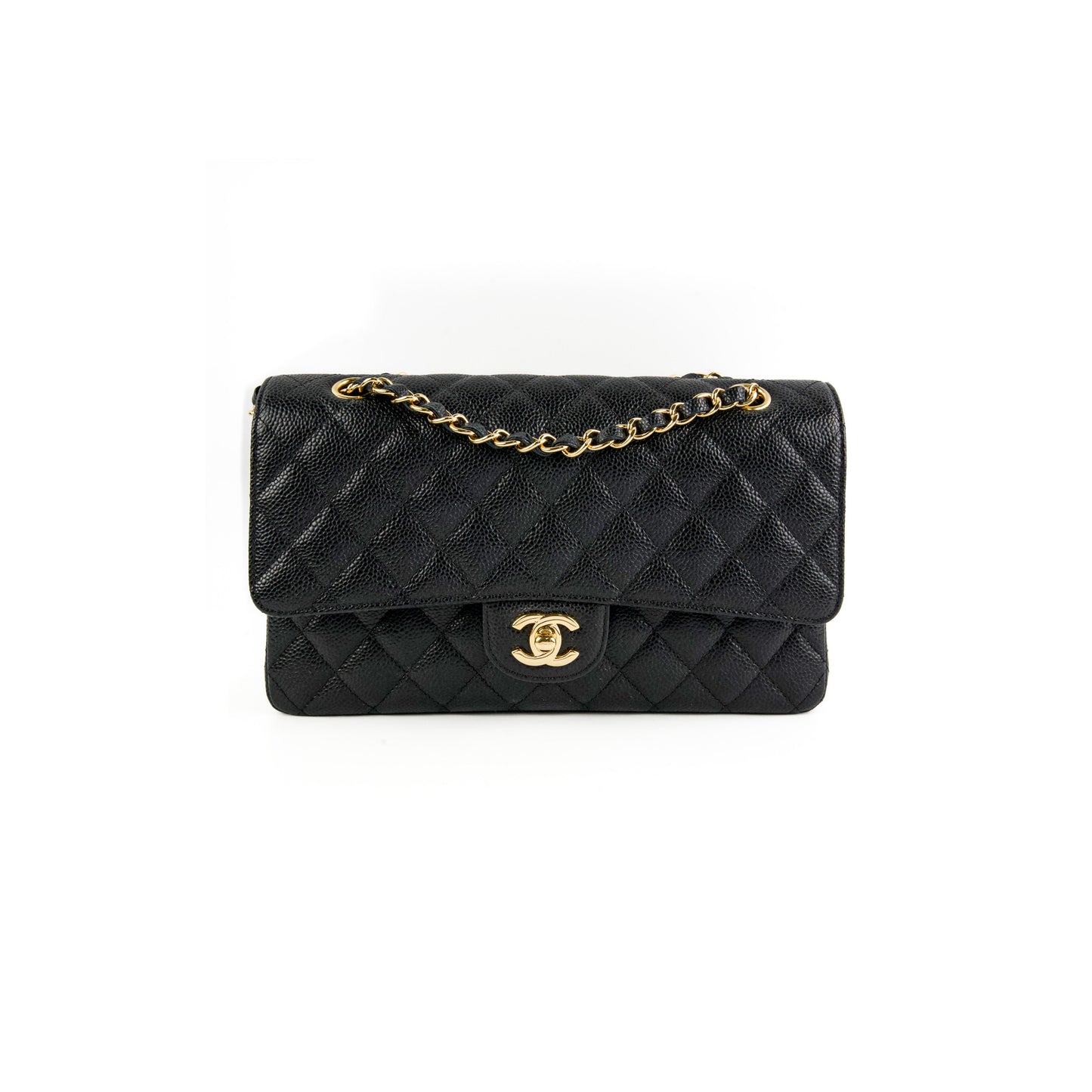 Chanel Classic Flap Medium/Large Black Caviar Shoulder Bag