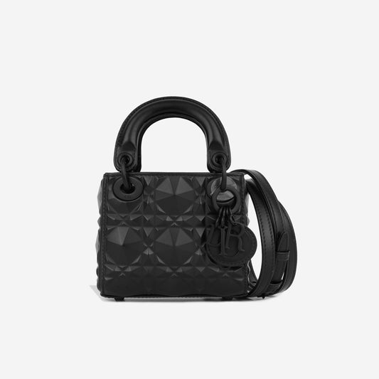 Christian Dior Micro Lady Dior - Black Diamond
