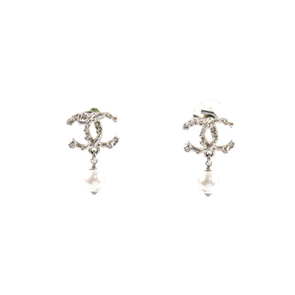 Chanel CC Logo Earrings