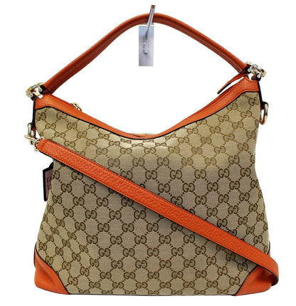 GUCCI Beige GG Canvas Miss GG Original Hobo Bag