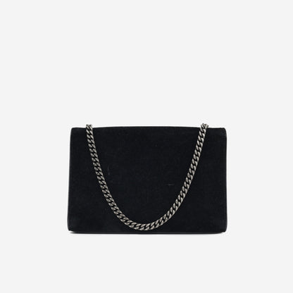 Saint Laurent Star Studded Kate - Black Suede