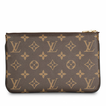 Louis Vuitton Pochette Double Zip - Monogram