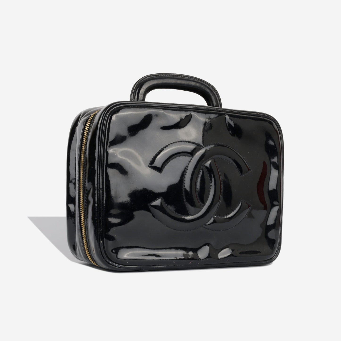 Chanel Vintage Zip Around Vanity Case