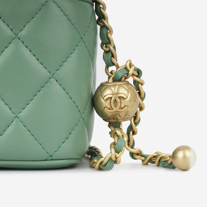 Chanel Small Vanity on Chain Pearl Crush