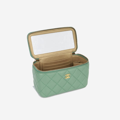 Chanel Small Vanity on Chain Pearl Crush