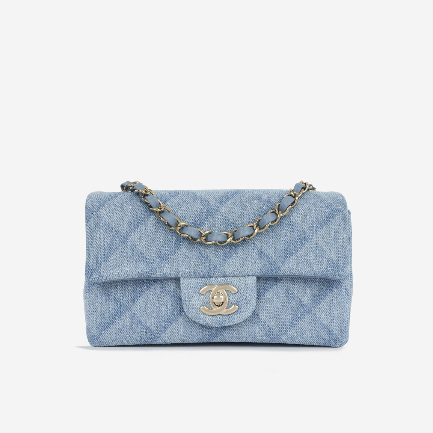 Chanel Mini Rectangular - Light Denim