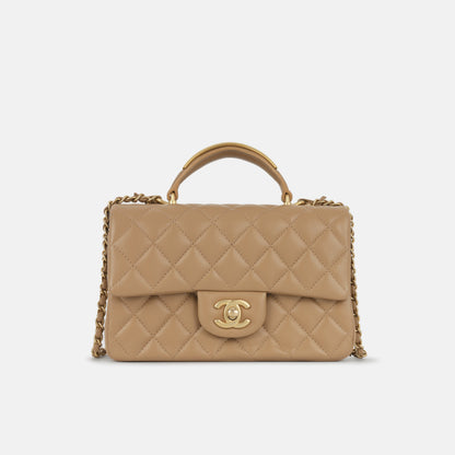 Chanel Mini Rectangular Plaque Top Handle