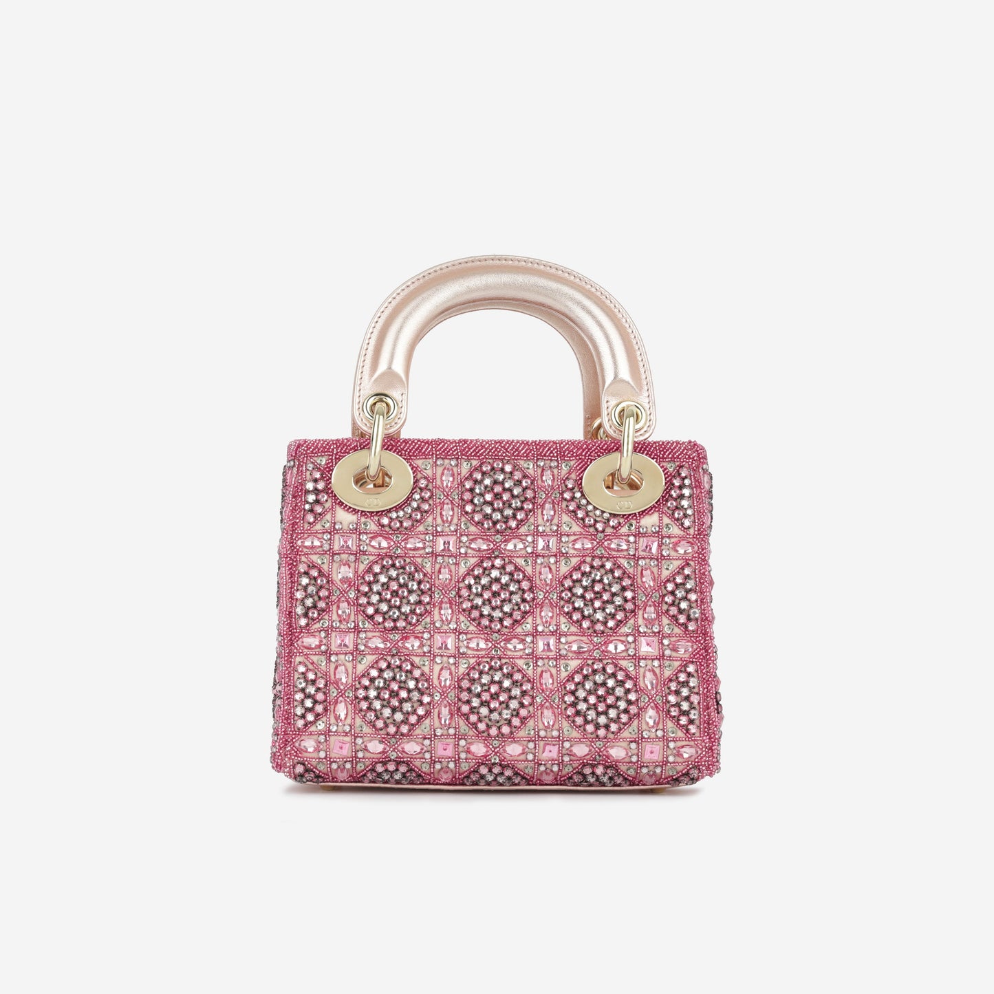Christian Dior Mini Lady Dior - Pink Crystal Beaded