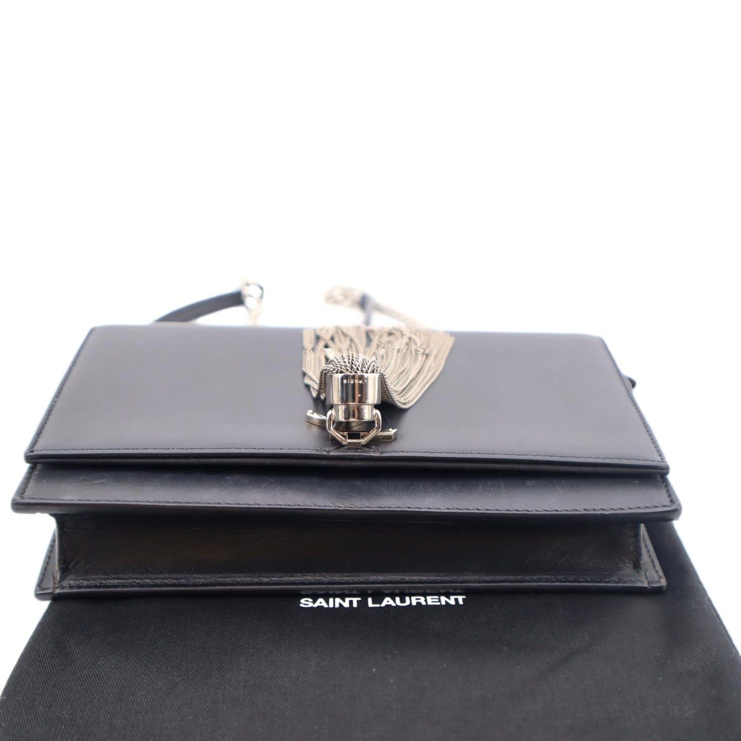 YVES SAINT LAURENT Kate Tassel Leather Crossbody Bag Black