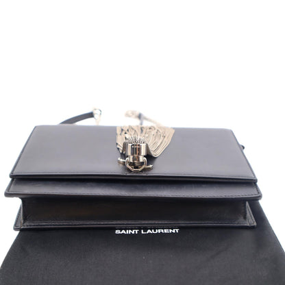 YVES SAINT LAURENT Kate Tassel Leather Crossbody Bag Black