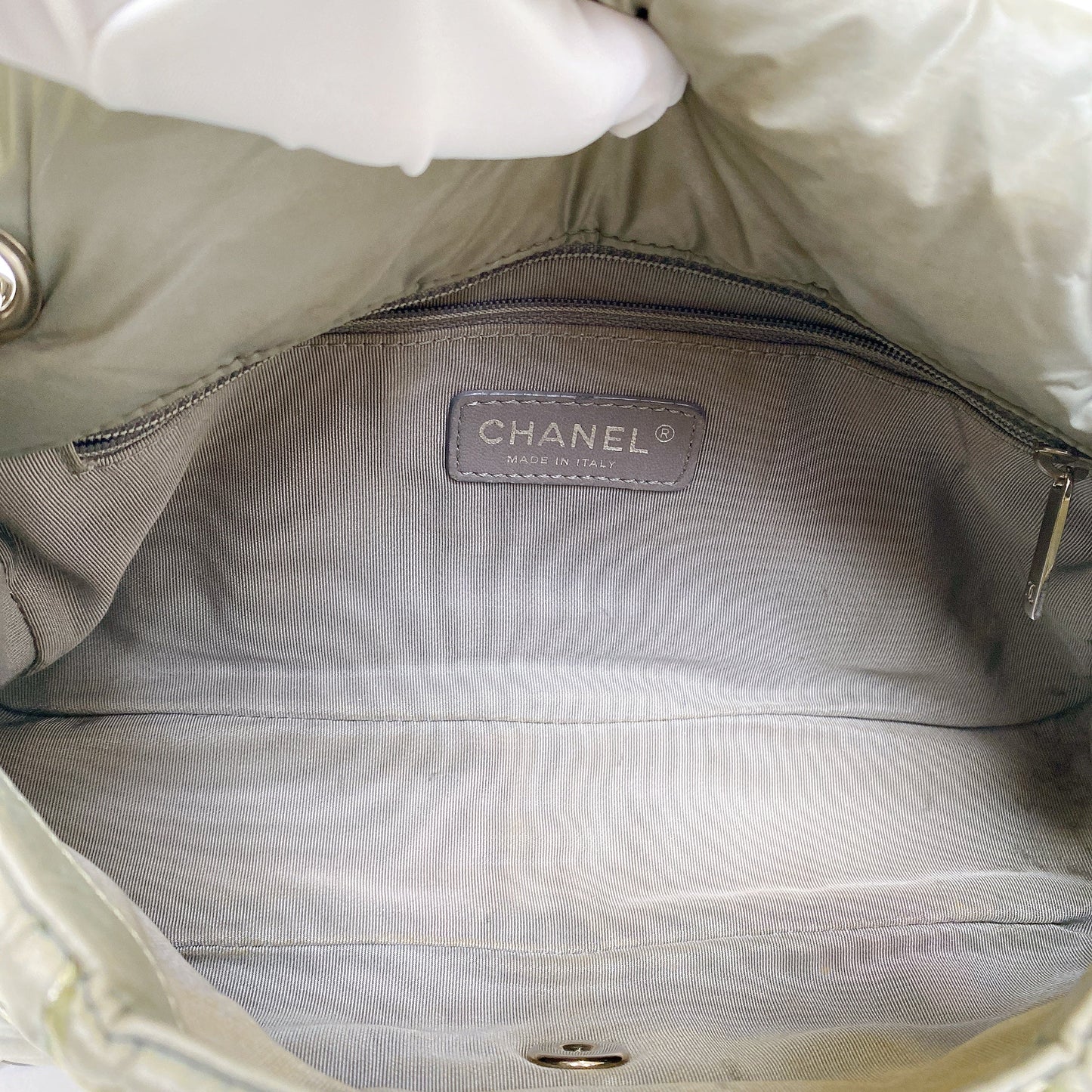 CHANEL NYLON GREEN