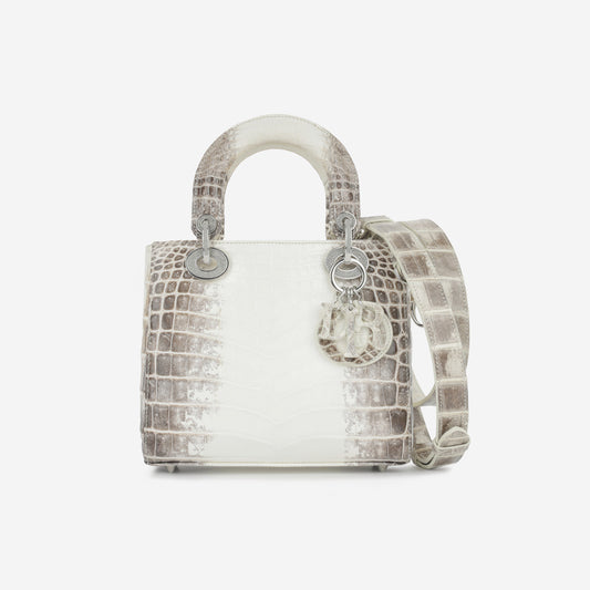 Christian Dior Small Lady Dior - Himalayan Crocodile