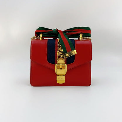 Gucci SyLouis Vuittonie Mini in Red