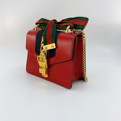 Gucci SyLouis Vuittonie Mini in Red