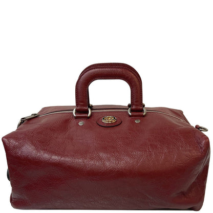 GUCCI Soft Backpack Calfskin Leather Duffle Bag Red 587866 - 20% OFF