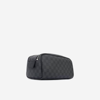 Louis Vuitton Dopp Kit Toilet Pouch - Damier Graphite