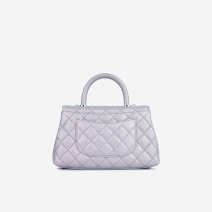 Chanel Small Coco Handle - Purple Iridescent