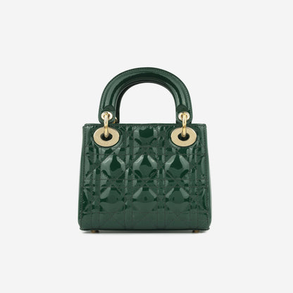 Christian Dior Mini Lady Dior - Hunter Green