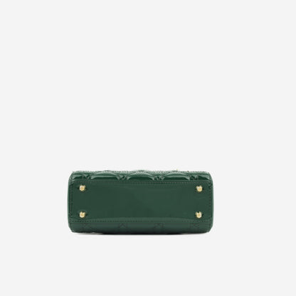 Christian Dior Mini Lady Dior - Hunter Green