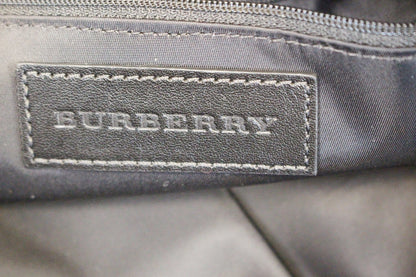 Burberry Buckleigh Packable Burgundy Nylon/Leather Tote  Shoulder Bag