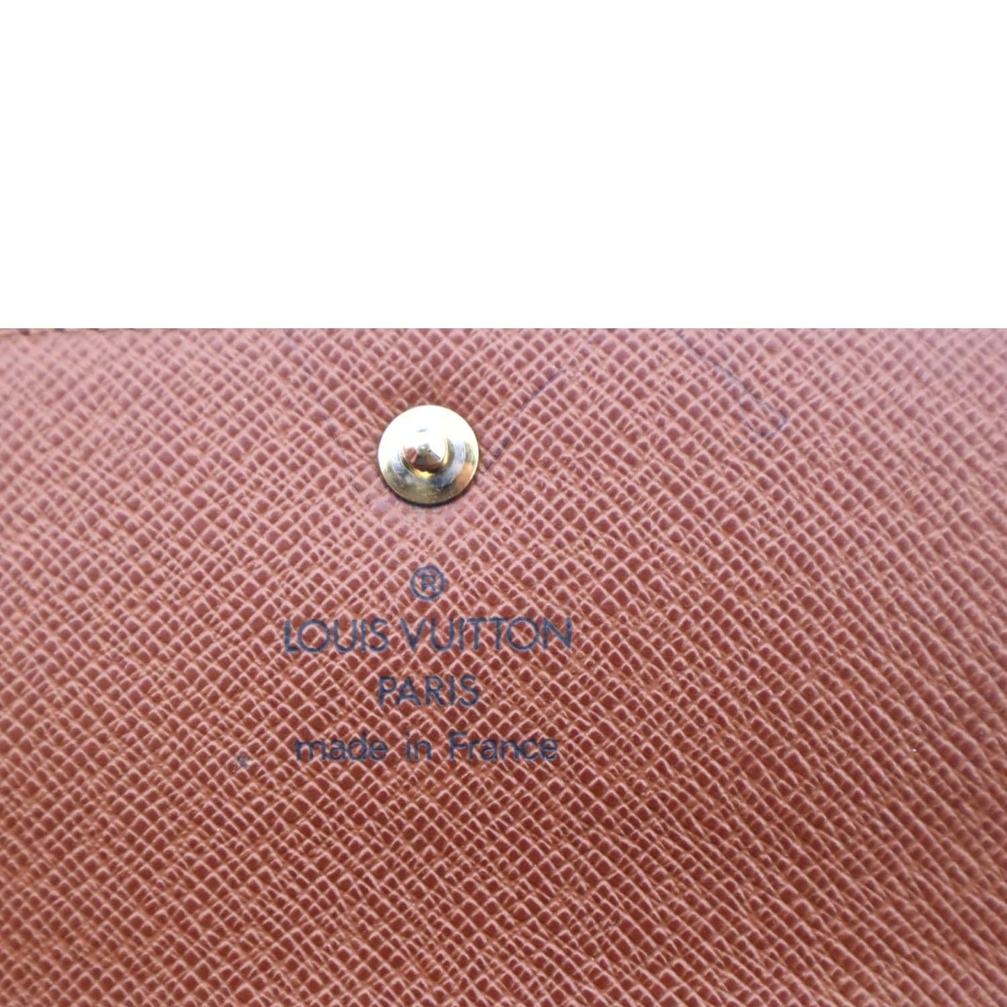 LOUIS VUITTON Monogram Canvas Wallet Brown