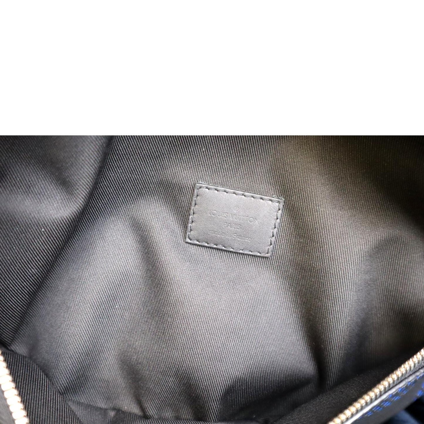 LOUIS VUITTON Campus Damier Infini Leather Bumbag Navy Blue