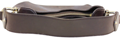 GUCCI Brown Guccissima Leather Horsebit Creole Hobo Bag